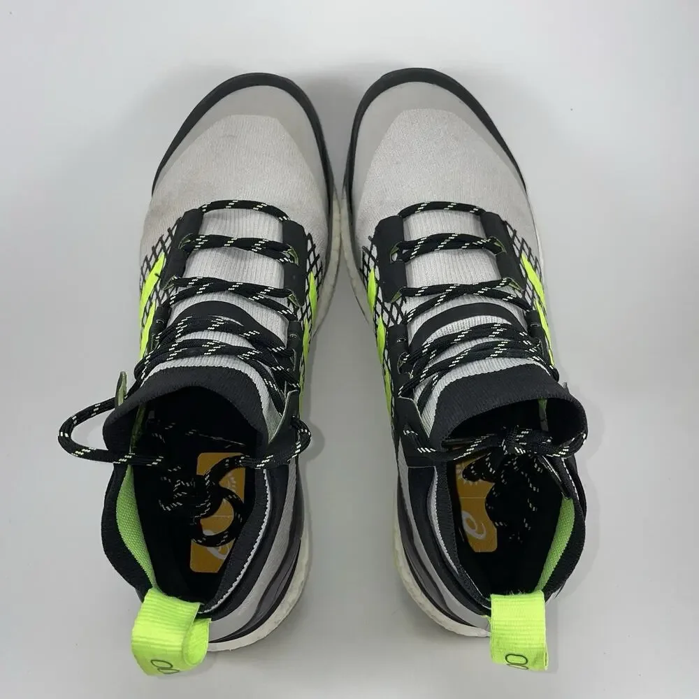 Adidas Terrex Free Hiker Hiking Boots Mens Size 11 Signal Green Primeknit